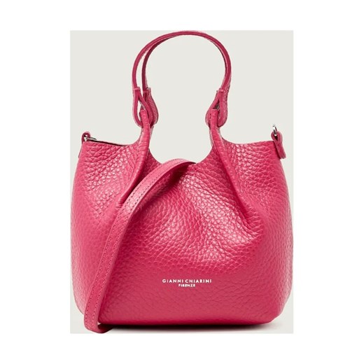 GIANNI CHIARINI Skórzana torebka na ramię DUA ze sklepu Gomez Fashion Store w kategorii Torby Shopper bag - zdjęcie 187536514