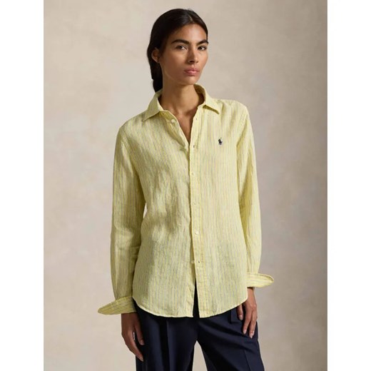POLO RALPH LAUREN Lniana koszula | Classic fit ze sklepu Gomez Fashion Store w kategorii Koszule damskie - zdjęcie 187536611