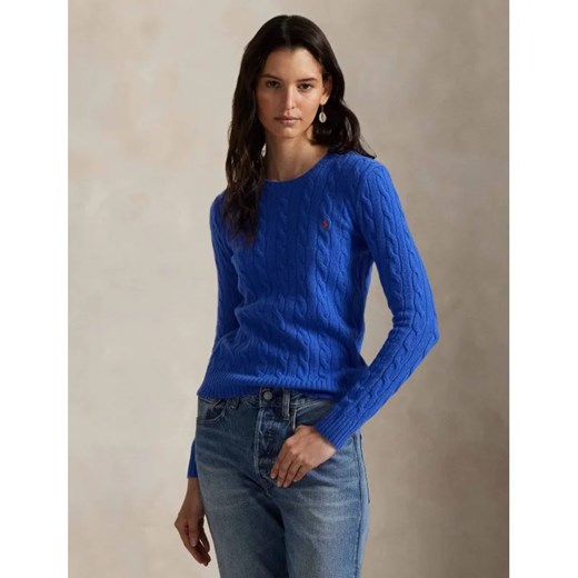 POLO RALPH LAUREN Wełniany sweter JULIANNA | Regular Fit | z dodatkiem kaszmiru ze sklepu Gomez Fashion Store w kategorii Swetry damskie - zdjęcie 187536642