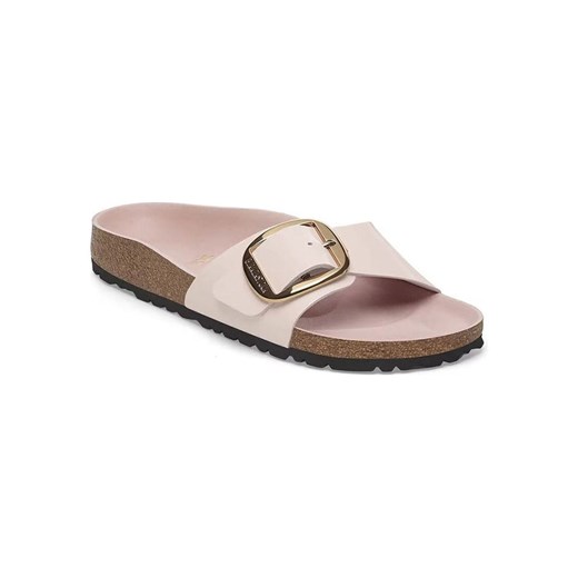 Birkenstock Skórzane klapki &quot;Madrid&quot; w kolorze jasnoróżowym ze sklepu Limango Polska w kategorii Klapki damskie - zdjęcie 187537612
