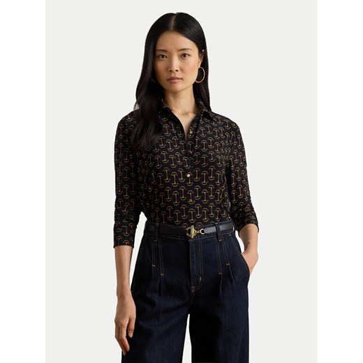 LAUREN RALPH LAUREN Koszula 200P03717001 Granatowy Regular Fit ze sklepu MODIVO w kategorii Koszule damskie - zdjęcie 187538061