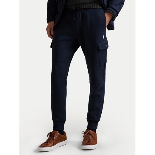 Polo Ralph Lauren Spodnie materiałowe 710980340001 Granatowy Regular Fit ze sklepu MODIVO w kategorii Spodnie męskie - zdjęcie 187538062