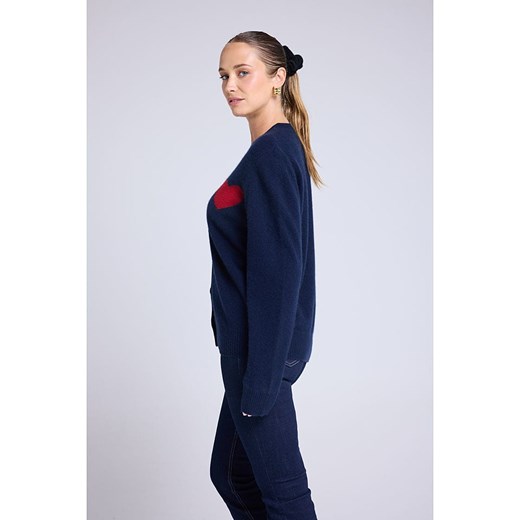 Maison Héritage Cashmere Kaszmirowy kardigan w kolorze granatowym Maison Héritage Cashmere M wyprzedaż Limango Polska