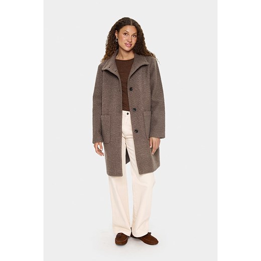 SAINT TROPEZ Płaszcz przejściowy w kolorze brązowym ze sklepu Limango Polska w kategorii Kurtki damskie - zdjęcie 187539171