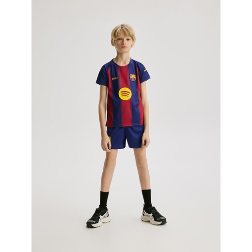 Reserved - Komplet FC Barcelona Lewandowski - granatowy ze sklepu Reserved w kategorii Komplety chłopięce - zdjęcie 187539760