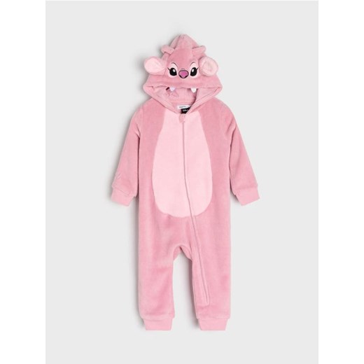 Sinsay - Pajacyk z kapturem Stitch - różowy ze sklepu Sinsay w kategorii Piżamy dziecięce - zdjęcie 187540620