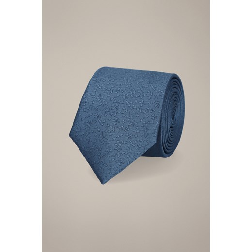 Krawat Niebieski Wzór w Kwiaty ze sklepu Lancerto S.A. w kategorii Krawaty - zdjęcie 187541041