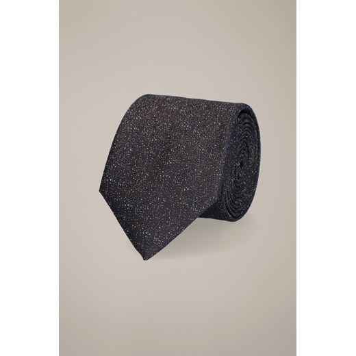 Krawat Granatowo-Brązowy Wzór ze sklepu Lancerto S.A. w kategorii Krawaty - zdjęcie 187541053