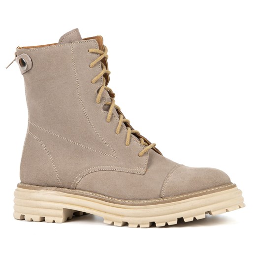 Olivier Blake – kobiece workery z naturalnej skóry, całoroczne premium zamszowe ze sklepu butyolivier w kategorii Workery damskie - zdjęcie 187541370