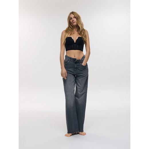 Reserved - Biustonosz z koronką - czarny ze sklepu Reserved w kategorii Biustonosze - zdjęcie 187541611