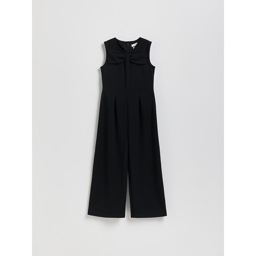 Reserved - Kombinezon z kokardą - czarny ze sklepu Reserved w kategorii Kombinezony dziewczęce - zdjęcie 187541634