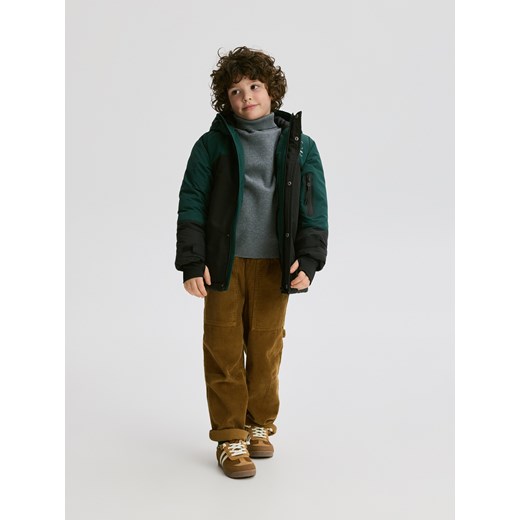 Reserved - Kurtka z kapturem - czarny ze sklepu Reserved w kategorii Kurtki chłopięce - zdjęcie 187541852