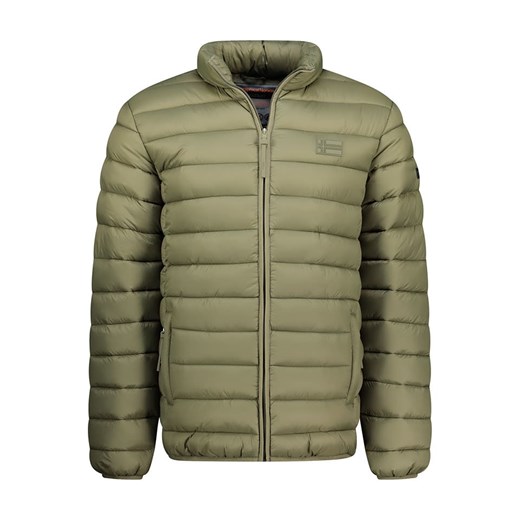 Geographical Norway Kurtka pikowana &quot;Amichoko&quot; w kolorze oliwkowym ze sklepu Limango Polska w kategorii Kurtki męskie - zdjęcie 187542424