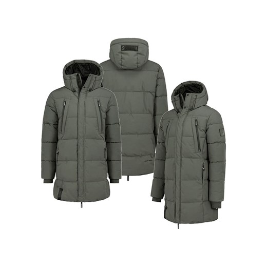 Sublevel Płaszcz pikowany w kolorze khaki ze sklepu Limango Polska w kategorii Kurtki męskie - zdjęcie 187542470