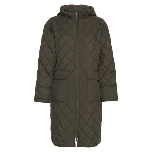 MOSS COPENHAGEN Płaszcz pikowany &quot;Nichella&quot; w kolorze ciemnozielonym ze sklepu Limango Polska w kategorii Kurtki damskie - zdjęcie 187542661