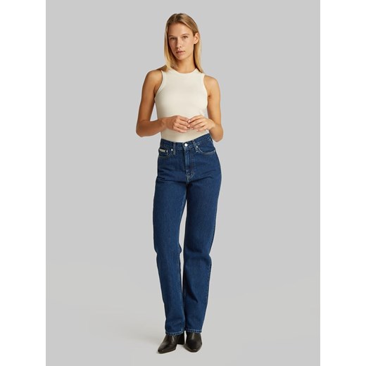 CALVIN KLEIN JEANS Dżinsy - Regular fit - w kolorze granatowym ze sklepu Limango Polska w kategorii Jeansy damskie - zdjęcie 187542792