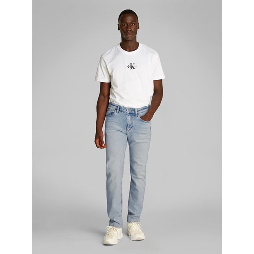CALVIN KLEIN JEANS Dżinsy - Slim fit - w kolorze błękitnym ze sklepu Limango Polska w kategorii Jeansy męskie - zdjęcie 187542850