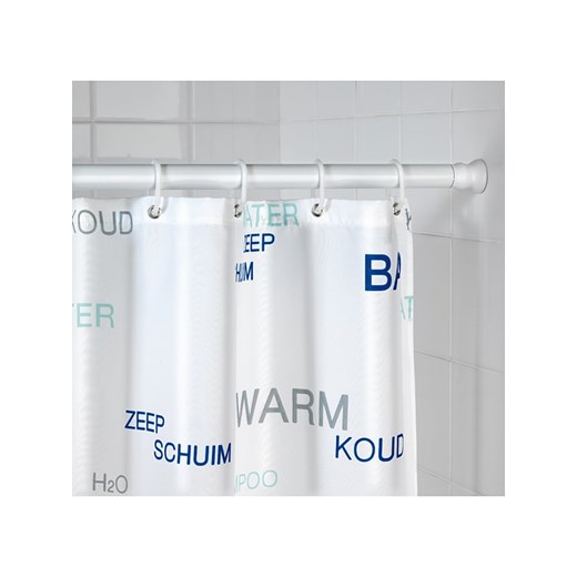 Wenko Wzmocniony i długi teleskopowy drążek prysznicowy w kolorze białym ze sklepu Limango Polska w kategorii Akcesoria łazienkowe - zdjęcie 187542973