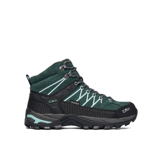 CMP Trekkingi Rigel Mid WP 3Q12946 Zielony ze sklepu MODIVO w kategorii Buty trekkingowe damskie - zdjęcie 187543262