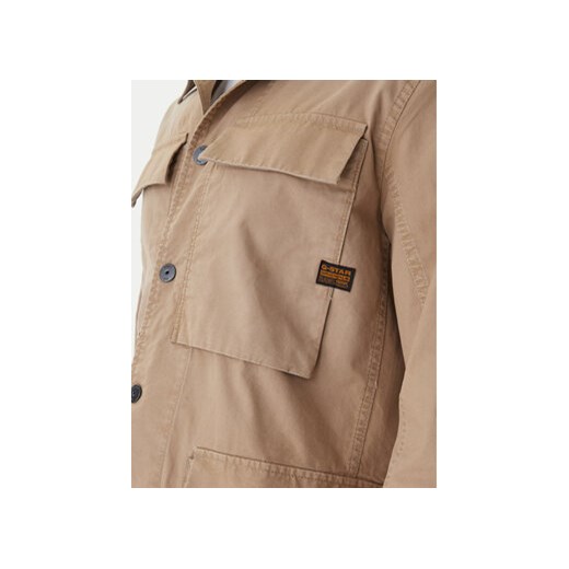 G-Star Raw Kurtka przejściowa 4 Pkt Overshirt D26429-D387 Beżowy Slim Fit M MODIVO