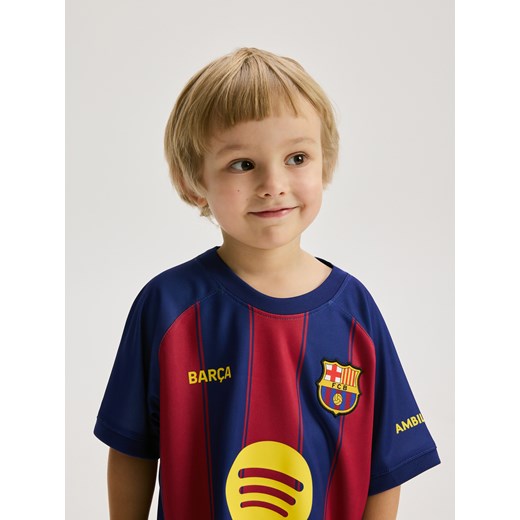Reserved - Komplet FC Barcelona - granatowy ze sklepu Reserved w kategorii Komplety chłopięce - zdjęcie 187543954