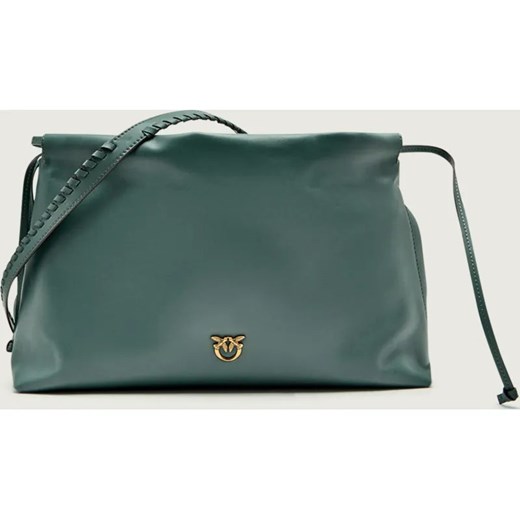Pinko Skórzany worek MAXI CLUTCH ze sklepu Gomez Fashion Store w kategorii Torebki worki - zdjęcie 187545203