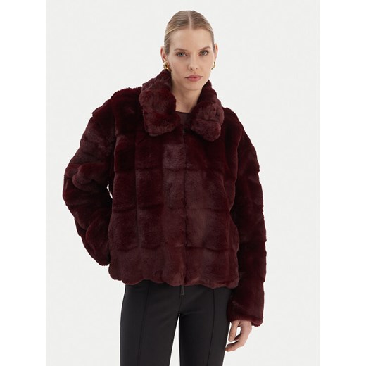 Bardot Futro Sylvie 59474JB4 Bordowy Relaxed Fit ze sklepu MODIVO w kategorii Futra damskie - zdjęcie 187545350