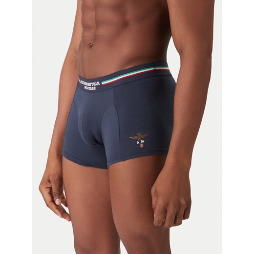 Aeronautica Militare Komplet 3 par bokserek AM1UBX001T Granatowy ze sklepu MODIVO w kategorii Majtki męskie - zdjęcie 187545363