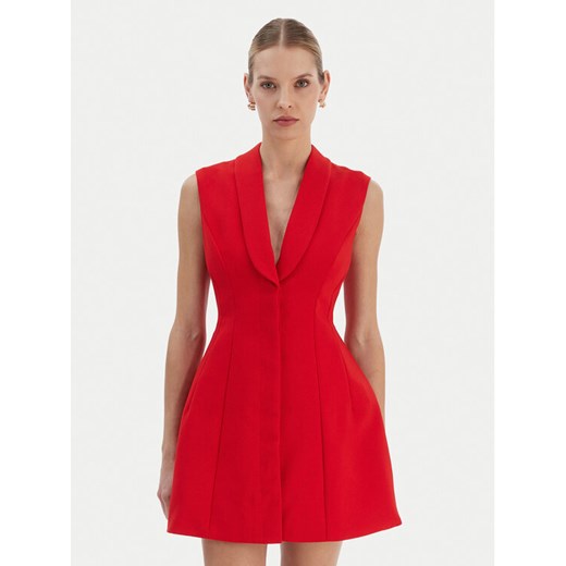 Bardot Sukienka koktajlowa Destene 59724DB Czerwony Slim Fit ze sklepu MODIVO w kategorii Sukienki - zdjęcie 187545383