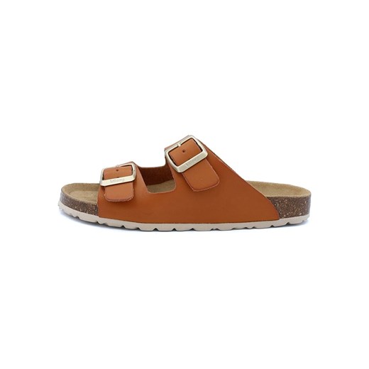 billowy Klapki w kolorze jasnobrązowym ze sklepu Limango Polska w kategorii Klapki damskie - zdjęcie 187546131