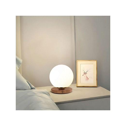 Opviq Lampa stołowa w kolorze białym - wys. 22 x Ø 15 cm ze sklepu Limango Polska w kategorii Oświetlenie - zdjęcie 187546493