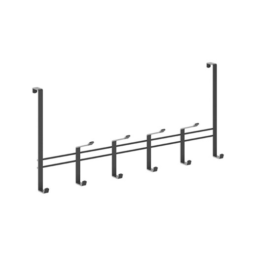 metaltex Wieszak w kolorze czarnym na drzwi - 44,5 x 21 x 4,5 cm ze sklepu Limango Polska w kategorii Akcesoria i przechowywanie - zdjęcie 187546524