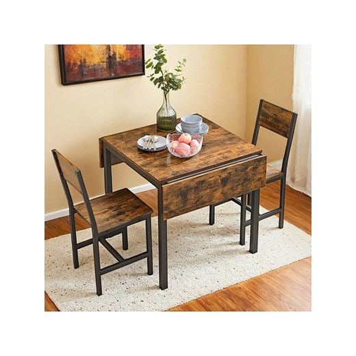 Songmics Stół w kolorze brązowym do jadalni - 120 x 76 x 78 cm ze sklepu Limango Polska w kategorii Stoliki kawowe - zdjęcie 187546760