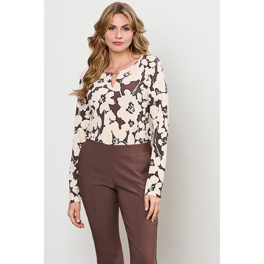 &amp;Co Woman Koszulka &quot;Vigo&quot; w kolorze brązowo-kremowym ze sklepu Limango Polska w kategorii Bluzki damskie - zdjęcie 187547692