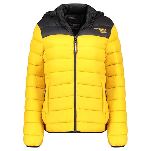 Geographical Norway Kurtka pikowana &quot;Atikoclerc&quot; w kolorze żółtym ze sklepu Limango Polska w kategorii Kurtki damskie - zdjęcie 187548190