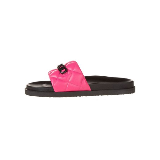 Högl Skórzane klapki w kolorze czarnym ze sklepu Limango Polska w kategorii Klapki damskie - zdjęcie 187548293