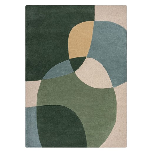 Flair Rugs Wełniany dywan &quot;Glow&quot; w kolorze niebiesko-zielonym ze sklepu Limango Polska w kategorii Dywany - zdjęcie 187548310