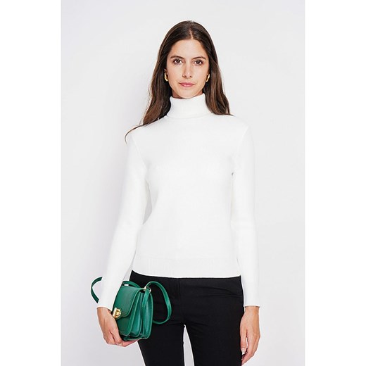 ASSUILI Golf w kolorze białym ze sklepu Limango Polska w kategorii Swetry damskie - zdjęcie 187548332