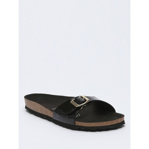 BACKSUN Klapki w kolorze czarnym ze sklepu Limango Polska w kategorii Klapki damskie - zdjęcie 187548770