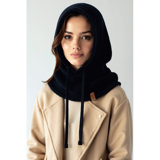 Vivisence 70111 Nakrycie głowy kaptur, czarny ze sklepu kontri.pl w kategorii Czapki zimowe damskie - zdjęcie 187549304