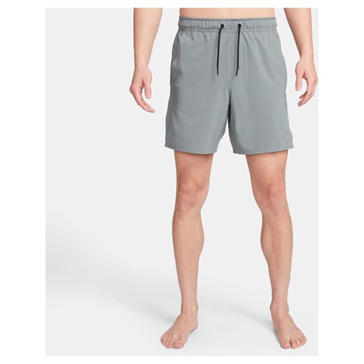 Męskie uniwersalne spodenki bez podszewki Dri-FIT Nike Unlimited 18 cm - Szary ze sklepu Nike poland w kategorii Spodenki męskie - zdjęcie 187550011