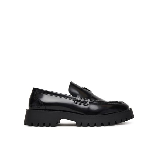 Loafersy Guess FMPGOR LEA14 Czarny ze sklepu eobuwie.pl w kategorii Półbuty męskie - zdjęcie 187551890