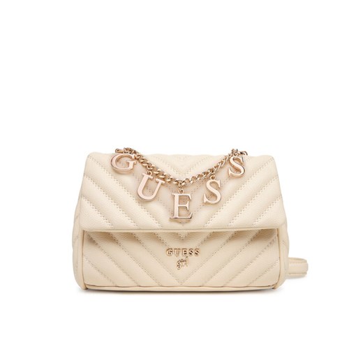 Torebka Guess J4YZ45 WFZL0 Écru ze sklepu eobuwie.pl w kategorii Listonoszki - zdjęcie 187551921
