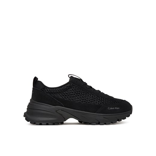 Sneakersy Calvin Klein Hike Runner Lace Up Techmix YW0YW02030 Czarny ze sklepu eobuwie.pl w kategorii Buty sportowe damskie - zdjęcie 187551922