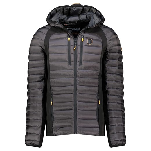 Geographical Norway Kurtka pikowana &quot;Diabolo&quot; w kolorze antracytowym ze sklepu Limango Polska w kategorii Kurtki męskie - zdjęcie 187552503