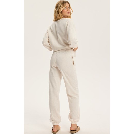Esotiq spodnie dresowe Bloovii Cinnamon 43997-02X, Kolor kremowy, Rozmiar L, BLOOVII ze sklepu Intymna w kategorii Spodnie damskie - zdjęcie 187552633