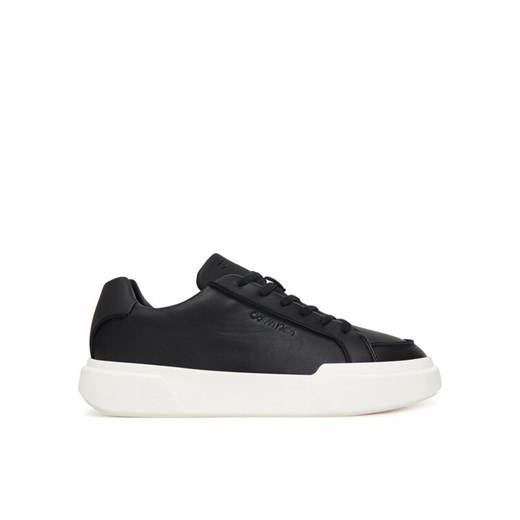 Calvin Klein Sneakersy Chunky Cupsole Lace Up Lth Pinch YM0YM01454 Czarny ze sklepu MODIVO w kategorii Buty sportowe męskie - zdjęcie 187553741