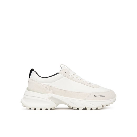 Calvin Klein Sneakersy Hike Runner Mg Nylon Mix YW0YW02075 Biały ze sklepu MODIVO w kategorii Buty sportowe damskie - zdjęcie 187553752