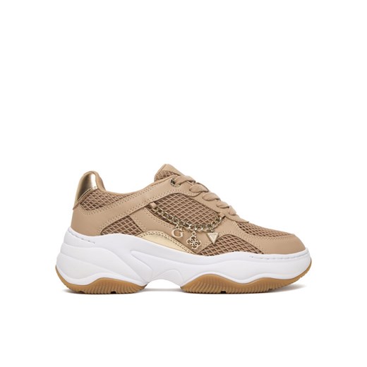 Guess Sneakersy FLPHAR ELE12 Beżowy ze sklepu MODIVO w kategorii Buty sportowe damskie - zdjęcie 187553760