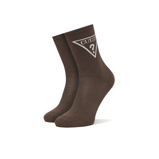 Guess Skarpety długie V2GZ00 ZZ00I Brązowy ze sklepu MODIVO w kategorii Skarpetki damskie - zdjęcie 187553793